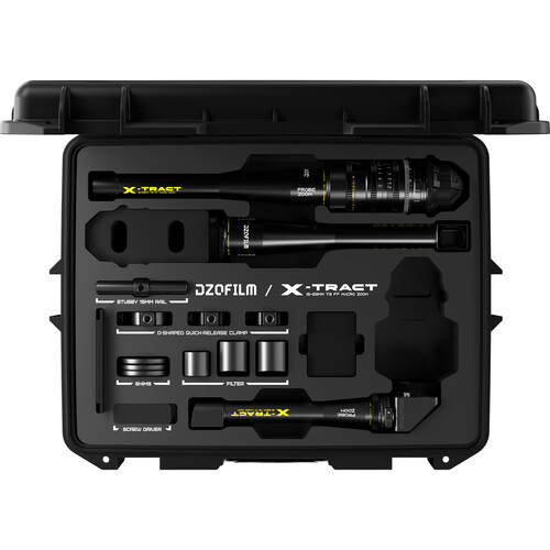 DZOFilm X-Tract 18-28mm T8 FF Detachable Probe Zoom Macro Lens with Case (0 90 & 360 ARRI PL Metric)