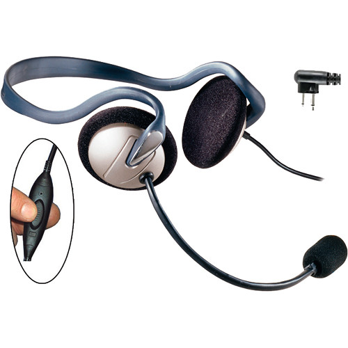 Eartec Monarch Headset with Inline PTT & 2-Pin Motorola Connector