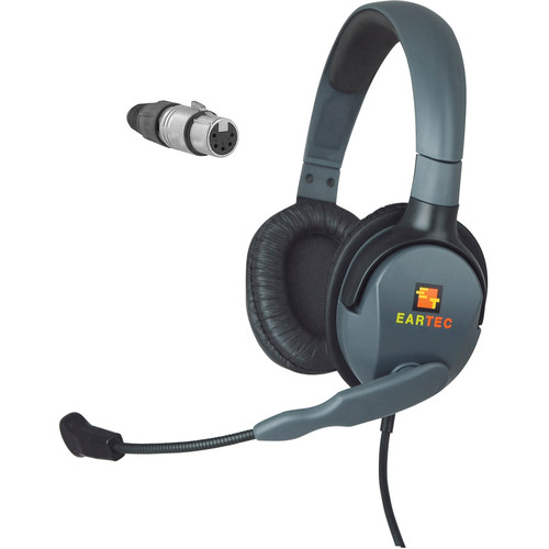Eartec Max 4G Double Headset with 5-Pin XLR Female Connector