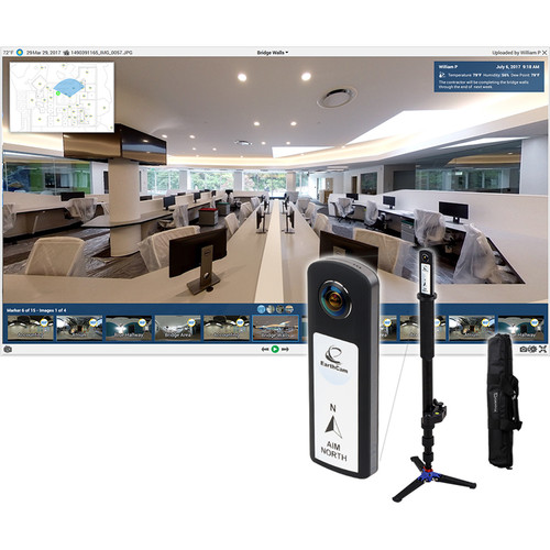 EarthCam 360 VR Site Tour Camera Kit with 1-Month Control Center 8 Subscription