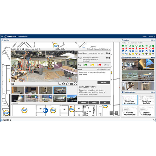 EarthCam Control Center 8 Photography Documentation Software (1-Year Subscription Download)