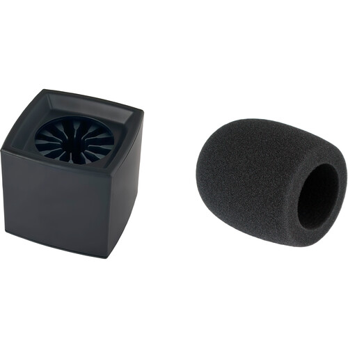 Eastwind Audio Premium Mic Flag Combo Set for Electro-Voice RE50B (Black Square)