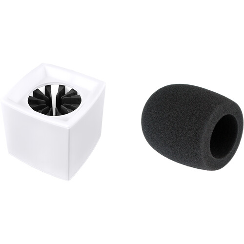 Eastwind Audio Premium Mic Flag Combo Set for Electro-Voice RE50B (White Square)