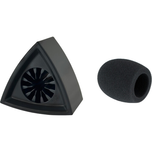 Eastwind Audio Premium Mic Flag Combo Set for Sennheiser MD 46 & MD 42 (Black Triangle)