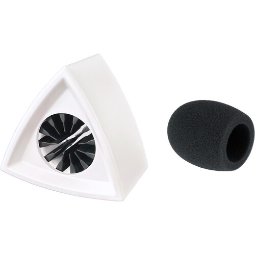 Eastwind Audio Premium Mic Flag Combo Set for Sennheiser MD 46 & MD 42 (White Triangle)