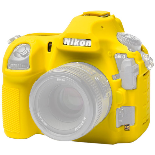 easyCover Silicone Protection Cover for Nikon D850 (Yellow)