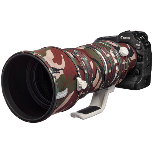 easyCover Lens Oak Neoprene Cover for Canon RF 100-300mm f/2.8 L IS USM Lens (Green Camo)
