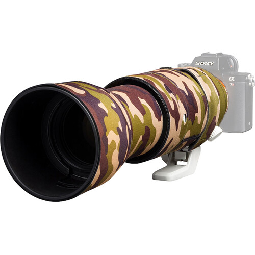 easyCover Lens Oak Neoprene Cover for Sony FE 100-400mm F4.5-5.6 GM OSS Lens (Brown Camo)