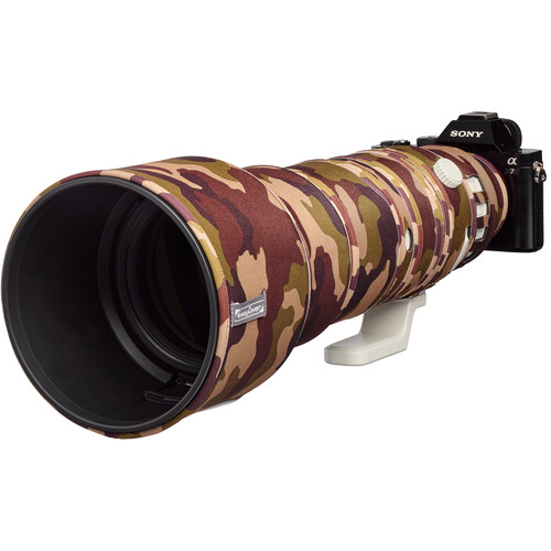 easyCover Lens Oak Neoprene Cover for Sony FE 400-800mm f/6.3-8 G OSS Lens (Brown Camo)