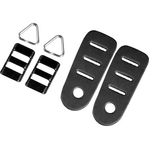 EDDYCAM Protection Pads with Triangle Rings and Clamps (Black 2-Pack)