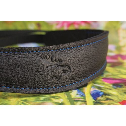 EDDYCAM Camera Strap (Black with Blue Stitching 1.7