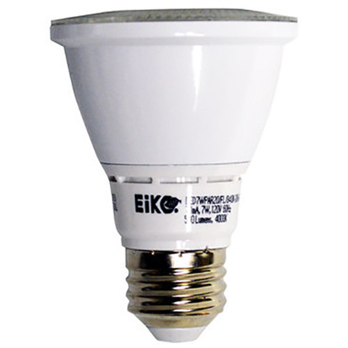 Eiko LitespanLED PAR20 Bulb (7W, 120V) LED7WPAR20/NFL/830DIM