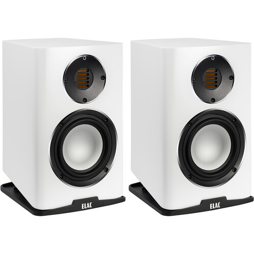 ELAC Carina BS243.4 2-Way Bookshelf Speakers (Satin White Pair)