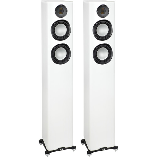 ELAC Carina FS247.4 Floorstanding Speaker (Satin White Pair)