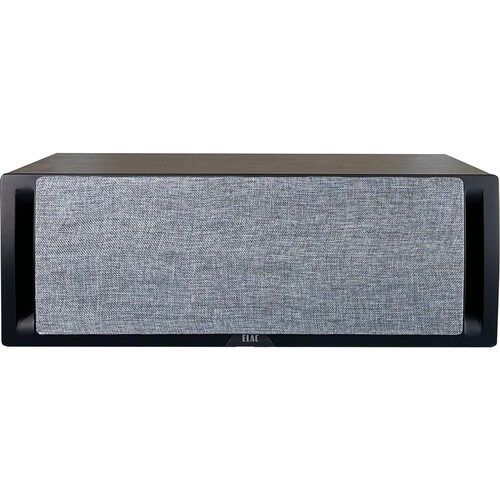 ELAC Uni-Fi Reference UCR52 3-Way Center Channel Speaker (Satin Black with Walnut Sides)