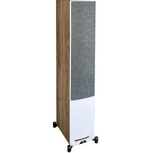 ELAC Uni-Fi Reference UFR52 Floorstanding Speaker (Satin White with Oak Sides Single)