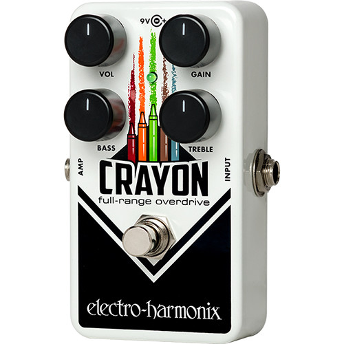 Electro-Harmonix Crayon 69 Full-Range Overdrive Pedal with Bass and Treble Controls