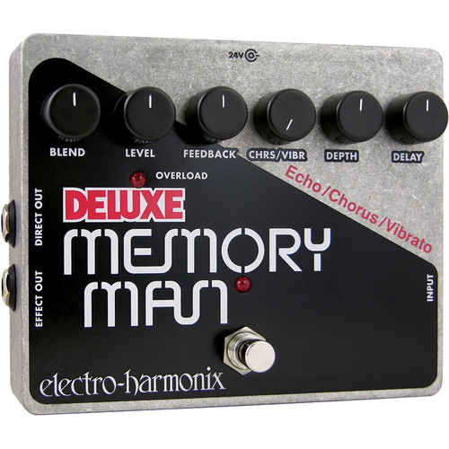 Electro-Harmonix Deluxe Memory Man Pedal with Analog Delay / Chorus / Vibrato