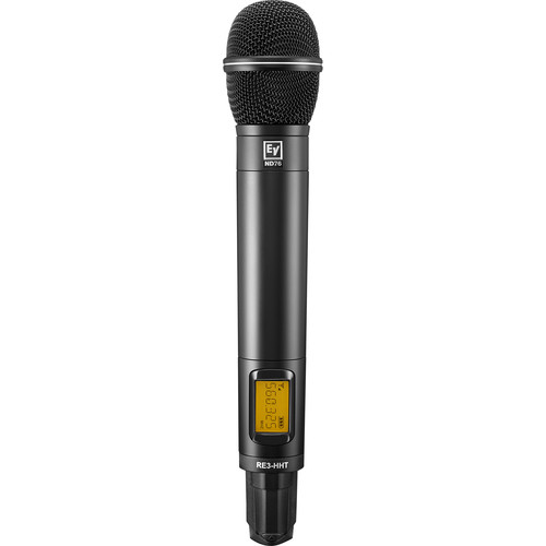 Electro-Voice RE3-HHT766M UHF Wireless Transmitter with ND 76 Cardioid Capsule (653 to 663 MHz)
