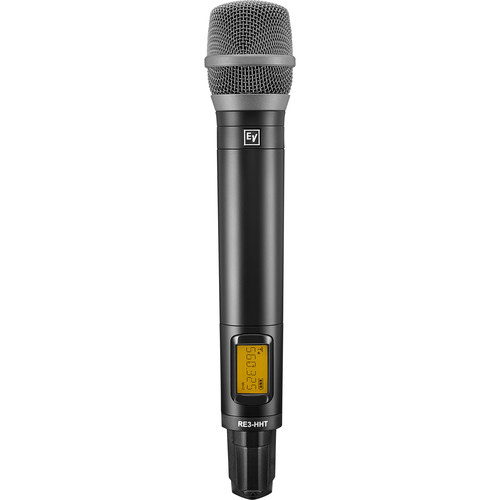 Electro-Voice RE3-HHT5206M UHF Wireless Transmitter with RE520 Condenser Supercardioid Capsule (653 to 663 MHz)