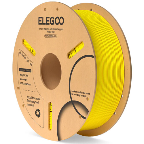 ELEGOO 1.75mm Basic PLA Filament (2.2 lb Yellow)