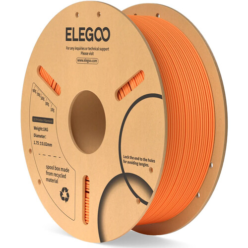ELEGOO 1.75mm Basic PLA Filament (2.2 lb Orange)