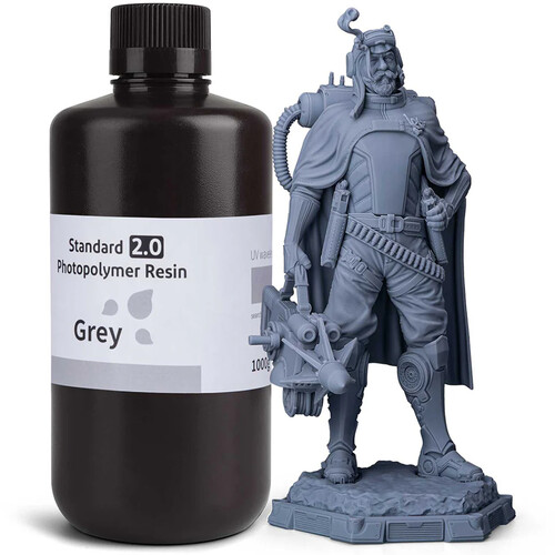 ELEGOO Standard Resin V2.0 (1kg Bottle Gray)
