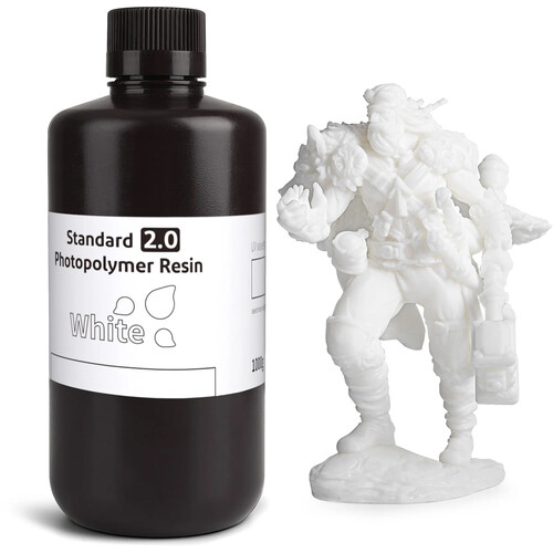 ELEGOO Standard Resin V2.0 (1kg Bottle White)
