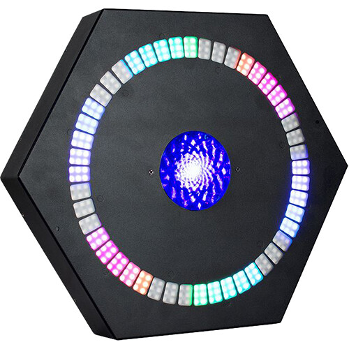 Eliminator Lighting Fantasy FX RGBW Dual-Effect with Center Beam and Circular Halo