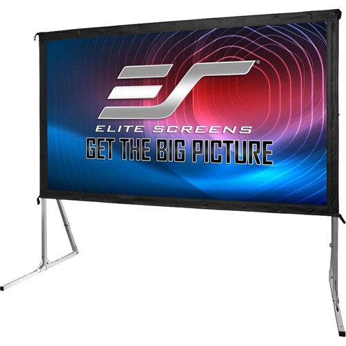 Elite Screens Yard Master 2 DUAL Projector Screen, 150-INCH 16:9, Front and Rear 4K/8K Ultra HD, Active 3D, HDR Ready Indoor and Outdoor Projection, OMS150H2-DUAL |US Based Company 2-YEAR WARRANTY
