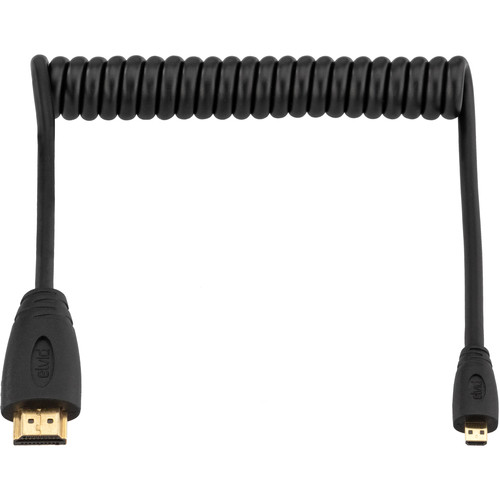Elvid HDMIAD-030-C Coiled High-Speed Micro-HDMI to HDMI Cable (11 to 36