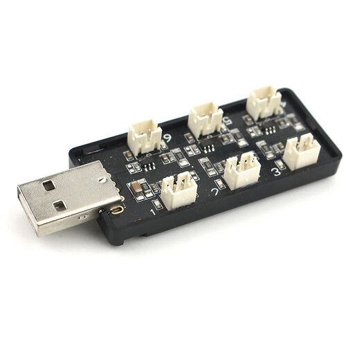 EMAX 6-Port USB PH2.0 Charger Plate
