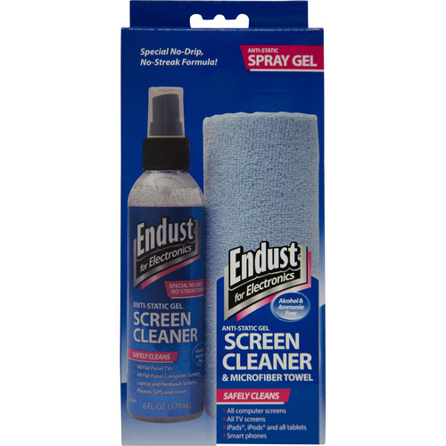 Endust 6 oz. Anti-Static Gel LCD & Plasma Screen Cleaner with Microfiber Towel