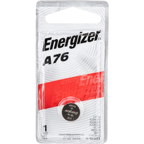 Energizer LR44 Alkaline Button Cell Batteries – Also Replaces LR43, LR54, A76, 189, 186 – 1.5V, Exp 04/2026