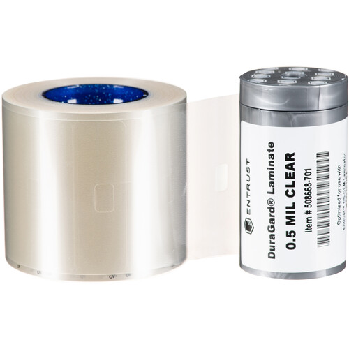 Entrust DuraGard Laminate for Sigma DS2/DS3 with Lamination Module (0.5 mil Clear Full Card)