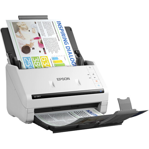 Epson DS-530 II Color Duplex Document Scanner B11B261202 B&H