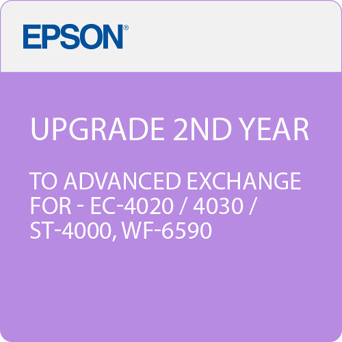 Epson Upgrade 2nd-Year to Premium for ST-4000 / WF-6090 / WF-6590