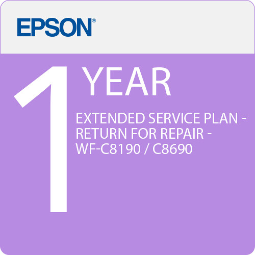 Epson 1-Year Extended Service Plan for WF-C8190 / WF-C8690 / ST-C8000 (Standard)