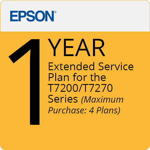 Epson 1-Year Preferred Plus Service Plan with Next Business Day Onsite for SureColor T7200