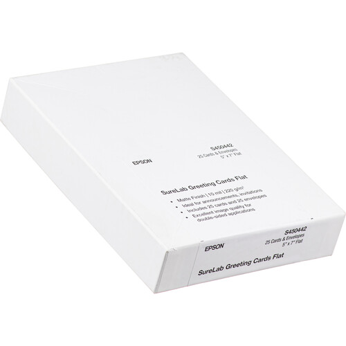 Epson SureLab Flat Greeting Cards and Envelopes (5 x 7