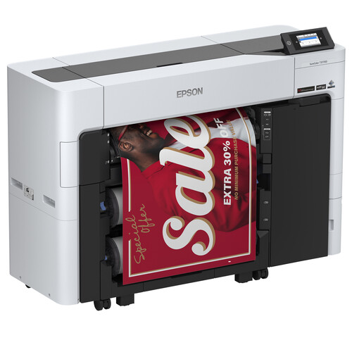 Epson SureColor T3770DR Large Format CAD/Technical Printer with Adobe Postscript (Dual Roll 24