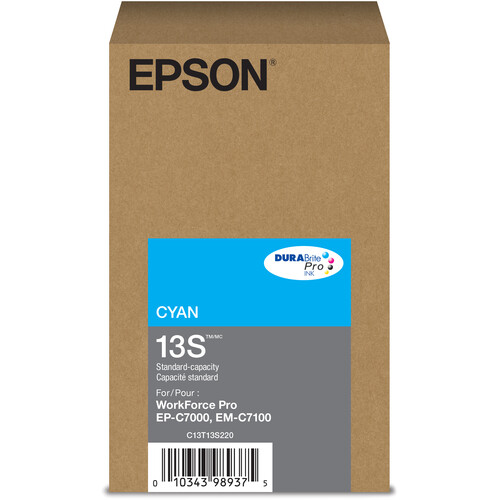 Epson DURABright Pro 13S Standard-Capacity Inkjet Cartridge (Cyan)