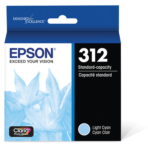 Epson T312 Light Cyan Claria Photo HD Ink Cartridge T312520-S