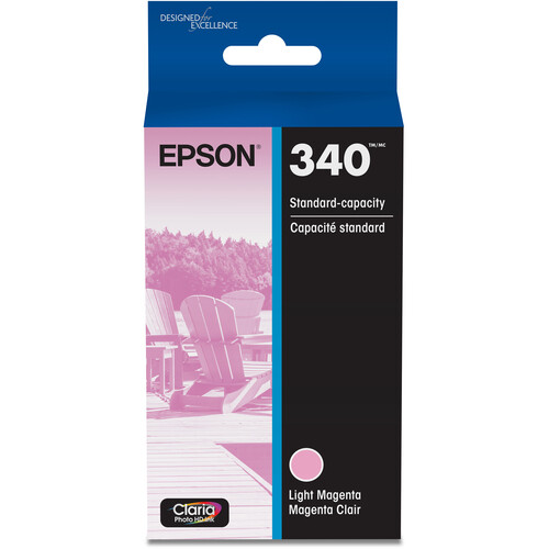 Epson 340 Light Magenta Claria Photo HD Ink Cartridge