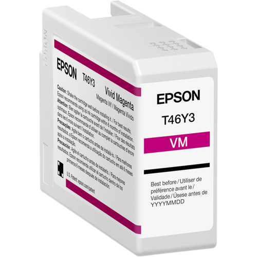 Epson T46Y Vivid Magenta UltraChrome PRO10 Ink Cartridge (50mL)