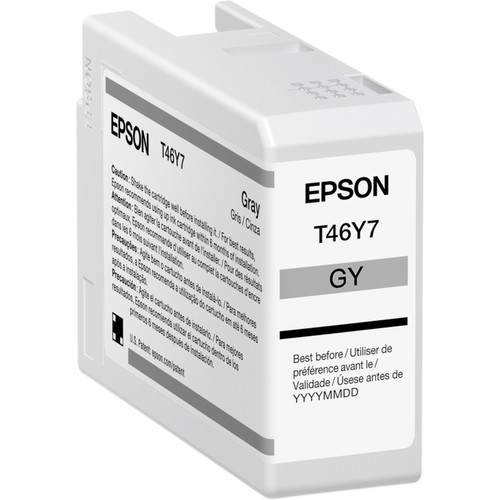 Epson T46Y Gray UltraChrome PRO10 Ink Cartridge (50mL)