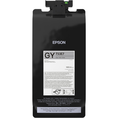 Epson T53E UltraChrome PRO6 Gray Ink Pack for SureColor P8570D (1.6L)