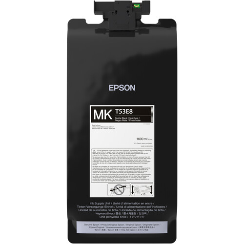 Epson T53E UltraChrome PRO6 Matte Black Ink Pack for SureColor P8570D (1.6L)