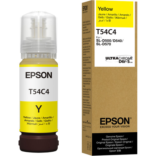 Epson UltraChrome T54C Yellow Ink Bottle for SureLab D570 (70mL)