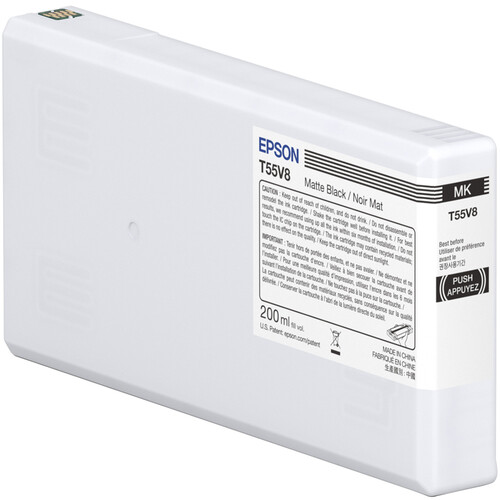 Epson T55V Matte Black UltraChrome PRO10 Ink Cartridge (200mL)